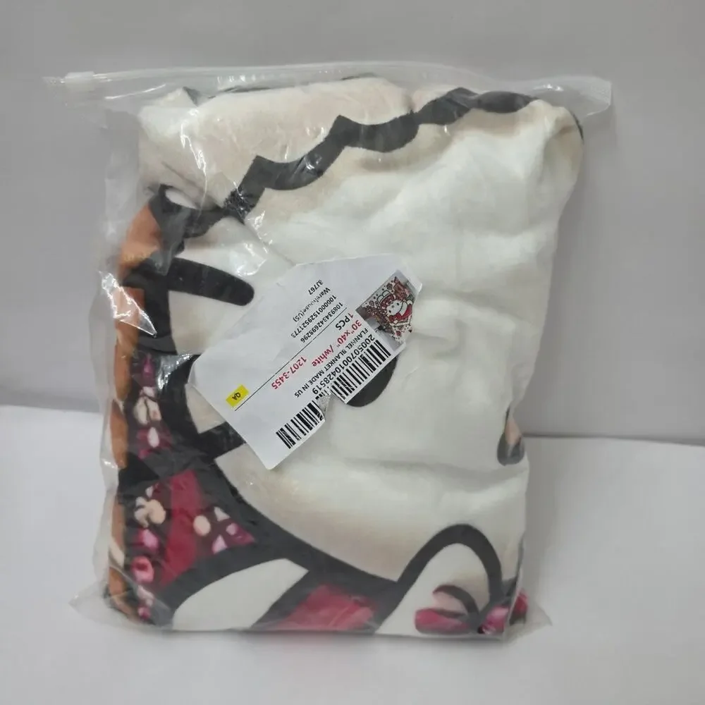 Hello Kitty Christmas Throw Blanket Lap Couch Kid 30